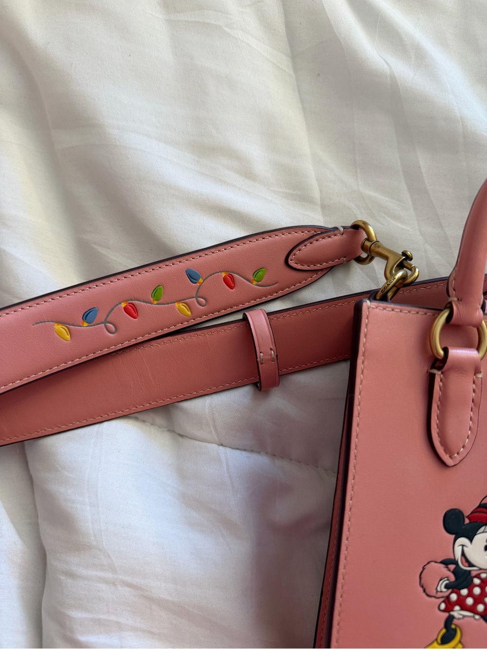 Coach Pink Minnie & Mickey Mini Tote winter - Picture 3 of 5